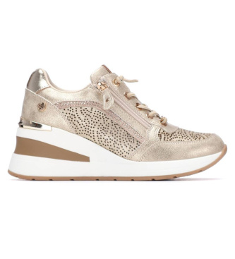 Xti para mujer. 14510202-ORO Zapatillas 145102 dorado (38), 5 a 8cm, Cremallera, Casual