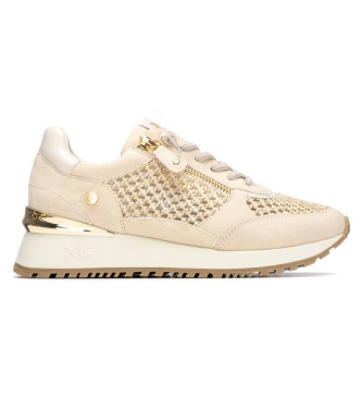 Xti para mujer. 14519403-BEIGE Zapatillas 145194 beige (41), Plano, Cremallera, Casual