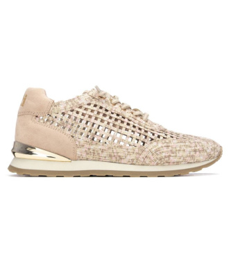 Xti para mujer. 14519601-BEIGE Zapatillas 145196 beige (39), Plano, Cordones, Casual