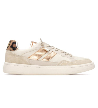 Xti para mujer. 14520703-BEIGE Zapatillas 145207 beige (35), Plano, Cordones, Casual