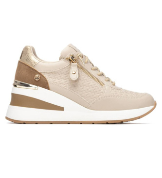 Xti para mujer. 14544901-BEIGE Zapatillas 145449 beige (36), 5 a 8cm, Cremallera, Casual
