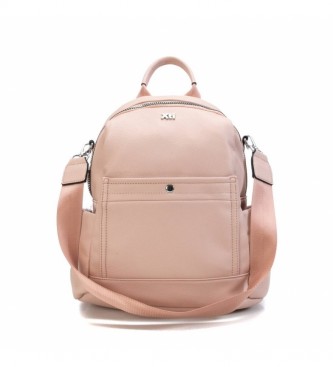 Xti para mujer. Bolso mochila rosa -32x29x15cm- Xti