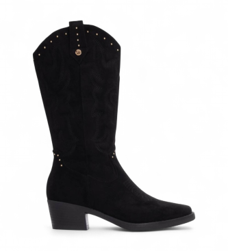Xti para mujer. 13056901-NEGRO Botas 130569 negro (39), 3 a 5cm, Cremallera, Casual