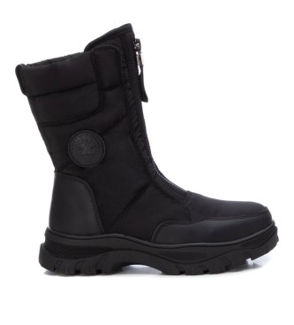 Xti Kids unisex para niños. 15061301-NEGRO Botas 150613 negro (36), Plano, 1 a 3cm, 3 a 5cm, Cordones, Cremallera, Casual, Imitación cuero,