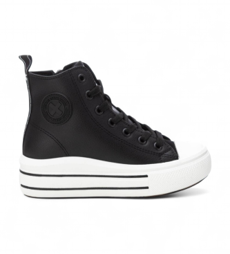 Xti Kids para mujer/niña. 15106501-NEGRO Zapatillas 151065 Negro (37), 3 a 5cm, Cordones, Cremallera, Casual, moda infantil, Xti Kids outlet