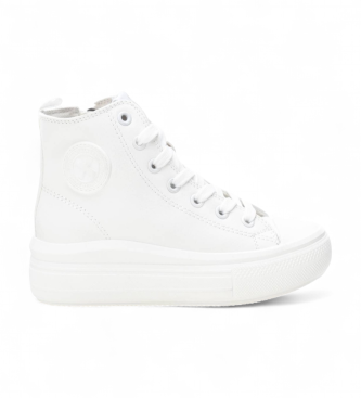 Xti Kids para mujer/niña. 15106504-BLANCO Zapatillas 151065 blanco (37), 3 a 5cm, Cordones, Cremallera, Casual, moda infantil