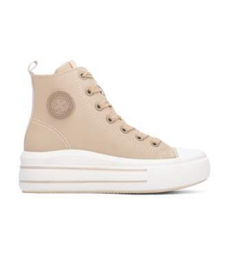 Xti Kidsvoor vrouwen/meisjes. 15129703-BEIGE Trainers 151297 beige (34), 3 tot 5 cm, Veters, Casual, kinderkleding