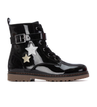 Xti Kidsvoor meisjes. 15138601-NEGRO Enkellaarsjes 151386 zwart (31), Plat, Ritssluiting, Casual, kinderkleding