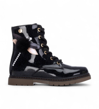 Xti Kidsunisex voor kinderen. 15139501-NEGRO Enkellaarsjes 151395 zwart (28), Plat, Ritssluiting, Casual, kinderkleding