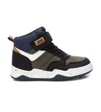 Xti Kids unisex para niños. 15106101-KAKI Zapatillas 151061 verde (29), Plano, Cordones, Velcro, Casual, moda infantil