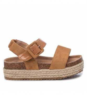 Xti Kids para niño. Sandalias 057210 marrón, Marrón, Tela, Hebilla Xti Kids para niño. Sandalias 057210 marrón, Marrón, Tela, Hebilla