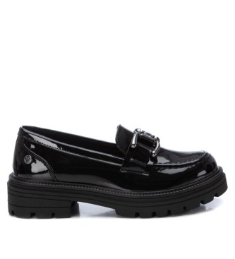 Xti Kids unisex para niños. 15107601-NEGRO Mocasines 151076 negro (39), 1 a 3cm, Ninguno, Casual, Charol, moda infantil