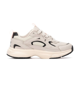 Xti Kids para mujer/niña. 15136301-BEIGE Zapatillas 151363 beige (34), Plano, Cordones, Casual, moda infantil