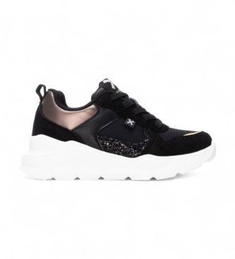 Xti Kids para mujer/niña. 15139402-NEGRO Zapatillas 151394 negro (32), 1 a 3cm, Cordones, Casual, moda infantil