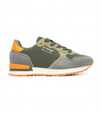 Xti Kidsvoor vrouwen/meisjes. 15131704-KAKI Trainers 151317 groen (31), Plat, Veters, Casual, kinderkleding