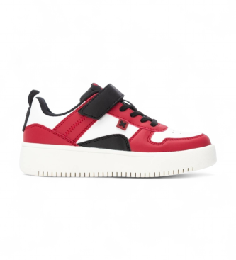 Xti Kidsvoor vrouwen/meisjes. 15134901-ROJO Trainers 151349 rood (32), Plat, 1 tot 3 cm, Veters, Klittenband, Casual, kinderkleding