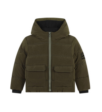 Zadig & Voltaire para niña. X60166 Anorak con capucha verde (12Años= 150cm), Casual, Poliamida, moda infantil, Zadig & Voltaire outlet 2024.