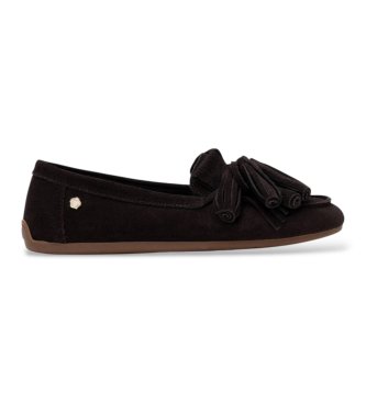 Carmela para mujer. 16414601-MARRON Mocasines de Piel 164146 marrón (36), Plano, Serraje, Ninguno, Casual