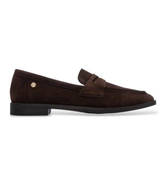 Carmela para mujer. 16429001-MARRON Mocasines de Piel 164290 marrón (36), 1 a 3cm, Serraje, Ninguno, Casual, Clásico