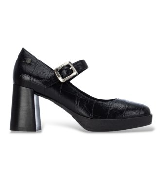 Carmela para mujer. 16430401-NEGRO Zapatos 164304 negro (36), 5 a 8cm, Hebilla, Casual, Clásico