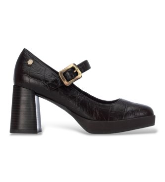 Carmela para mujer. 16430402-MARRON Zapatos 164304 marrón (36), 5 a 8cm, Hebilla, Casual, Clásico