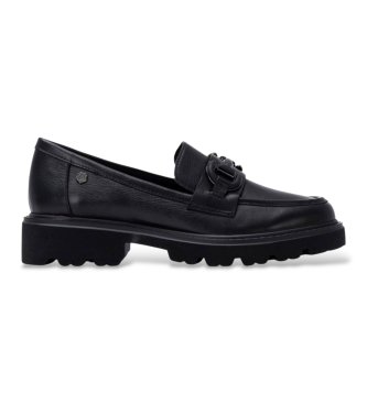 Carmela para mujer. 16433601-NEGRO Mocasines de Piel 164336 negro (36), 3 a 5cm, Ninguno, Casual, Clásico