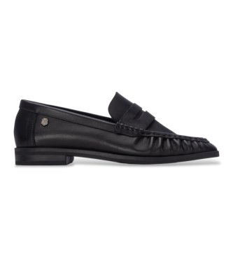 Carmela para mujer. 16438904-NEGRO Mocasines de Piel 164389 negro (36), Plano, Ninguno, Casual, Clásico