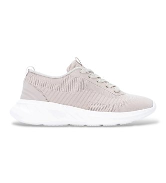 Refresh para mujer. 17605601-BEIGE Zapatillas 176056 beige (36), Plano, Cordones, Casual, Mesh
