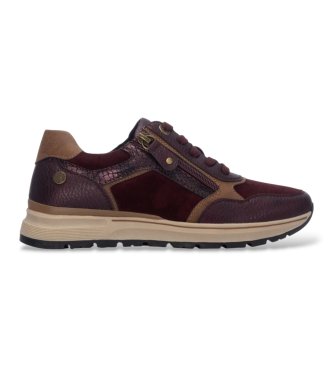 Refresh para mujer. 17608801-BURDEOS Zapatillas 176088 granate (36), Plano, Cremallera, Casual