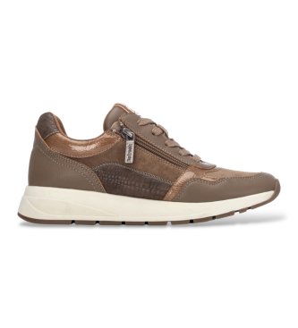 Refresh para mujer. 17610503-TAUPE Zapatillas 176105 marrón (36), Plano, Cremallera, Casual