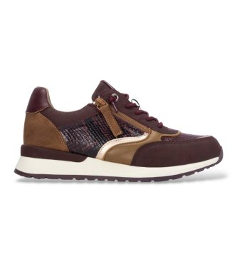 Refresh para mujer. 17610901-BURDEOS Zapatillas 176109 granate (36), Plano, Cremallera, Casual