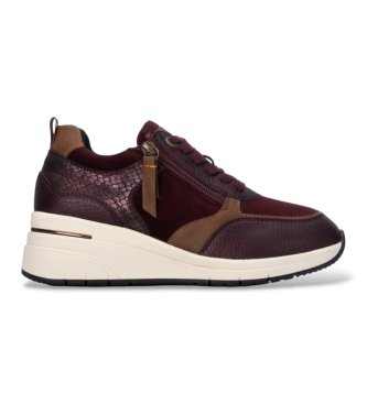 Refresh para mujer. 17617701-BURDEOS Zapatillas 176177 burdeos (36), Rojo, 5 a 8cm, Cremallera, Casual
