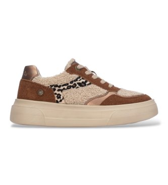 Refresh para mujer. 17623603-CAMEL Zapatillas 176236 marrón (36), Beige, Plano, Cordones, Casual