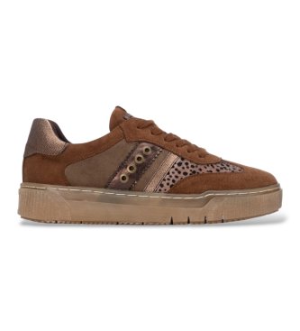 Refresh para mujer. 17624002-CAMEL Zapatillas 176240 marrón (36), Plano, Cordones, Casual
