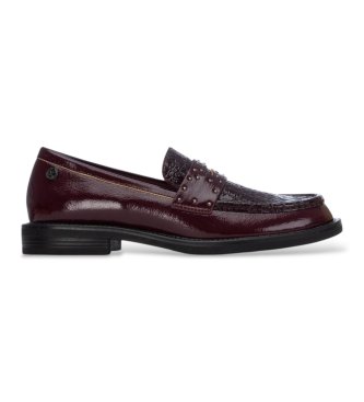 Xti para mujer. 14607902-BURDEOS Zapatos 146079 granate (36), 1 a 3cm, Ninguno, Casual, Clásico, Charol