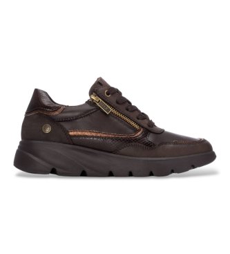 Xti para mujer. 14611102-MARRON Zapatillas 146111 marrón (36), 3 a 5cm, Cremallera, Casual