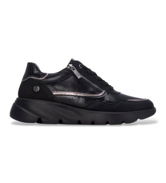 Xti para mujer. 14611103-NEGRO Zapatillas 146111 negro (36), 3 a 5cm, Cremallera, Casual