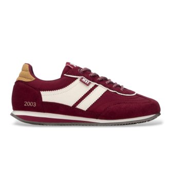Xti para mujer. 14611802-BURDEOS Zapatillas 146118 rojo (35), Tela, Plano, Cordones, Casual