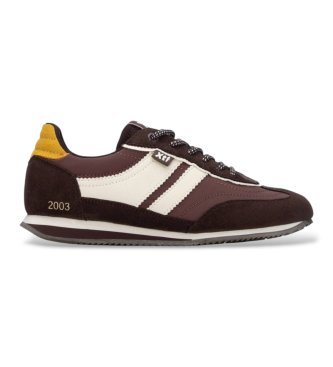 Xti para mujer. 14611804-MARRON Zapatillas 146118 marrón (36), Tela, Plano, Cordones, Casual