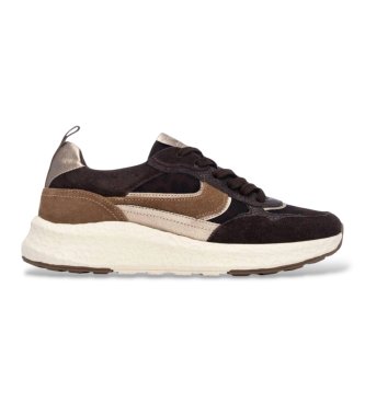 Xti para mujer. 14614501-MARRON Zapatillas 146145 marrón (35), Tela, Plano, Cordones, Casual