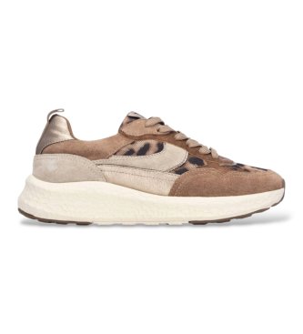 Xti para mujer. 14614503-BEIGE Zapatillas 146145 beige (36), Tela, Plano, Cordones, Casual