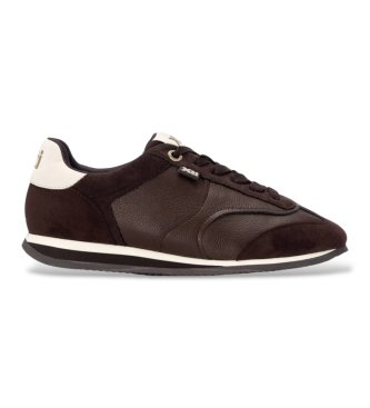 Xti para mujer. 14615001-MARRON Zapatillas 146150 marrón (36), Plano, Cordones, Casual