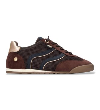 Xti para mujer. 14615601-MARRON Zapatillas 146156 marrón (36), Tela, Plano, Cordones, Casual