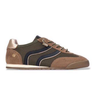 Xti para mujer. 14615602-KAKI Zapatillas 146156 verde (36), Tela, Plano, Cordones, Casual