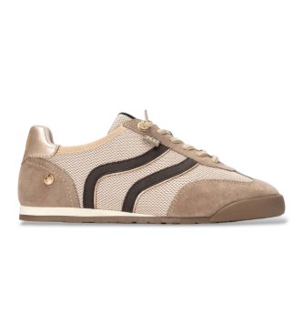 Xti para mujer. 14615603-BEIGE Zapatillas 146156 beige (36), Tela, Plano, Cordones, Casual
