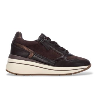 Xti para mujer. 14616901-MARRON Zapatillas 146169 marrón (36), 5 a 8cm, Cordones, Cremallera, Casual