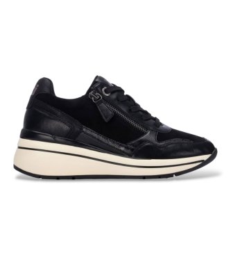 Xti para mujer. 14616903-NEGRO Zapatillas 146169 negro (37), 5 a 8cm, Cordones, Cremallera, Casual