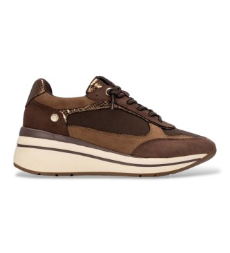 Xti para mujer. 14617002-MARRON Zapatillas 146170 marrón (36), 5 a 8cm, Cordones, Casual
