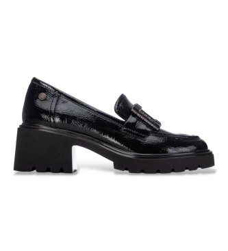 Xti para mujer. 14622901-NEGRO Zapatos 146229 negro (36), 5 a 8cm, Hebilla, Casual, Clásico, Charol