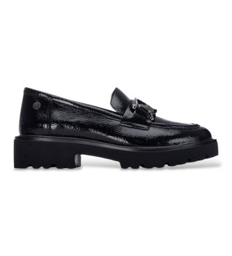 Xti para mujer. 14625801-NEGRO Mocasines 146258 negro (35), 3 a 5cm, Ninguno, Casual, Clásico, Charol